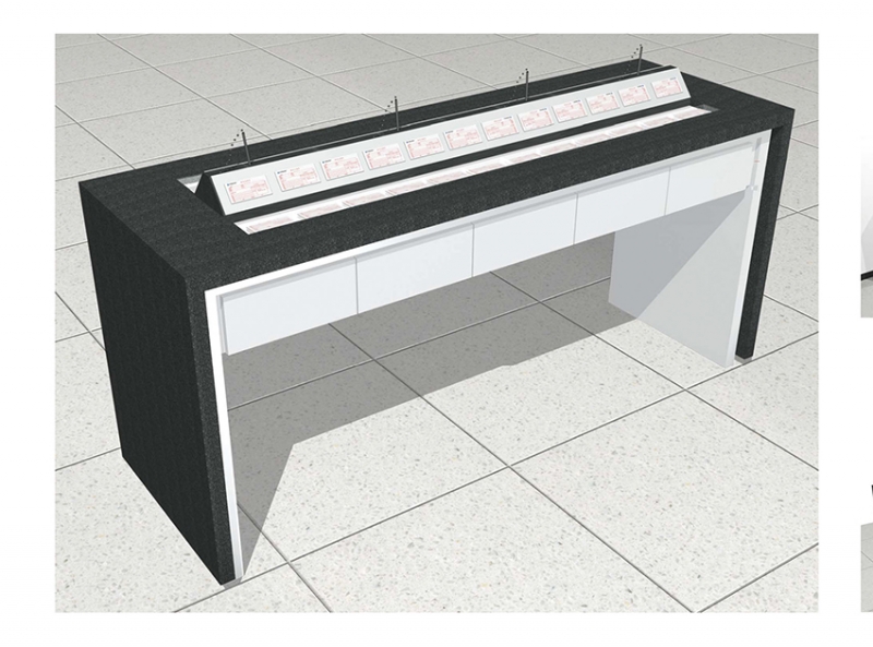  Double sided filling table