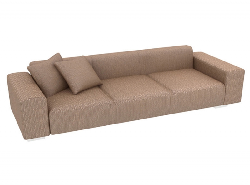  Dandong brown imitation leather sofa