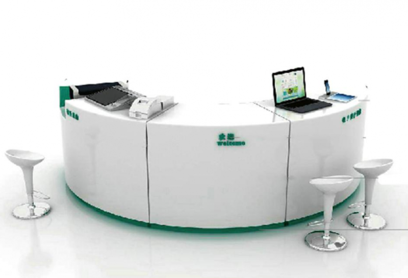  Fuxin intelligent service counter semi-circular information desk