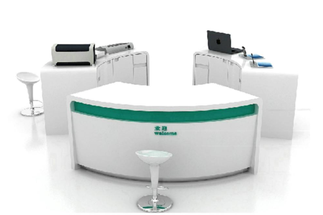  Jiayuguan Intelligent Service Desk Three Lobe Ring Information Desk