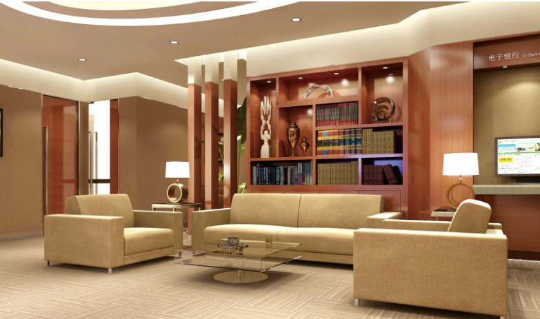  Putian VIP Wealth Center waiting sofa and coffee table