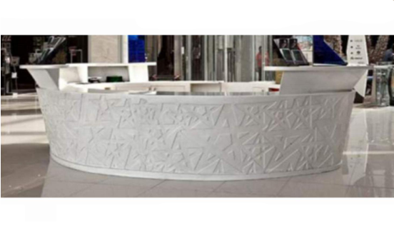  Irregular reception desk