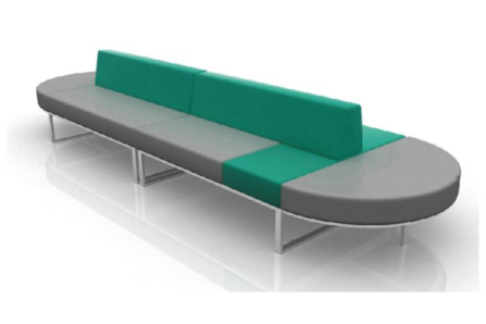  Customer waiting sofa (long strip)