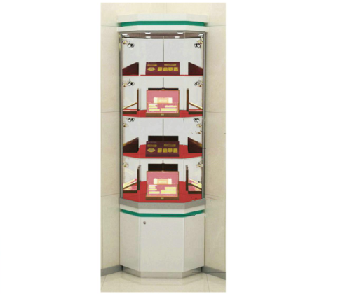  Marketing showcase right angle (high cabinet)