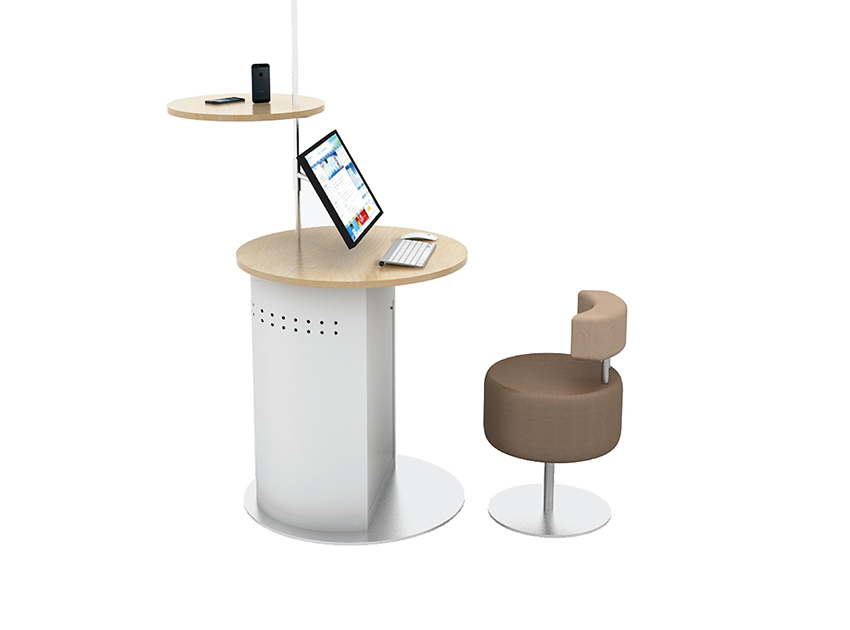  E-bank interactive desk