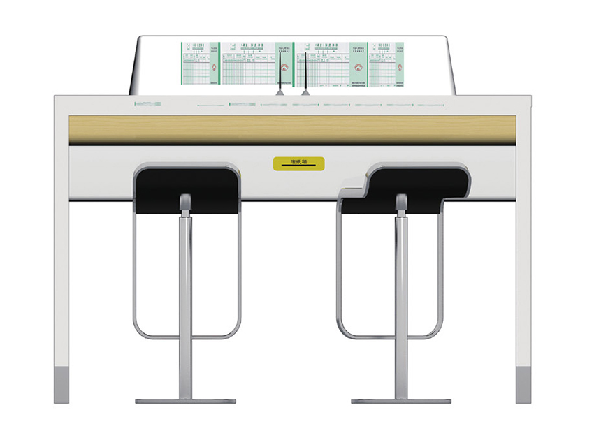  Double sided filling table