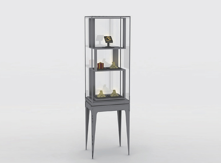  Precious metal display cabinet (floor type)