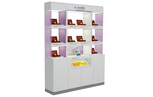  Product display cabinet - bulletin board